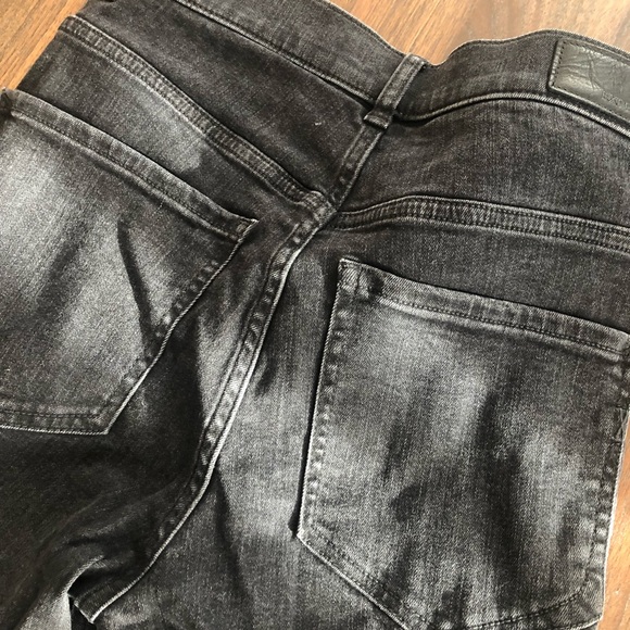 Express jeans raw hem ankle legging - size 4R - Picture 3 of 4